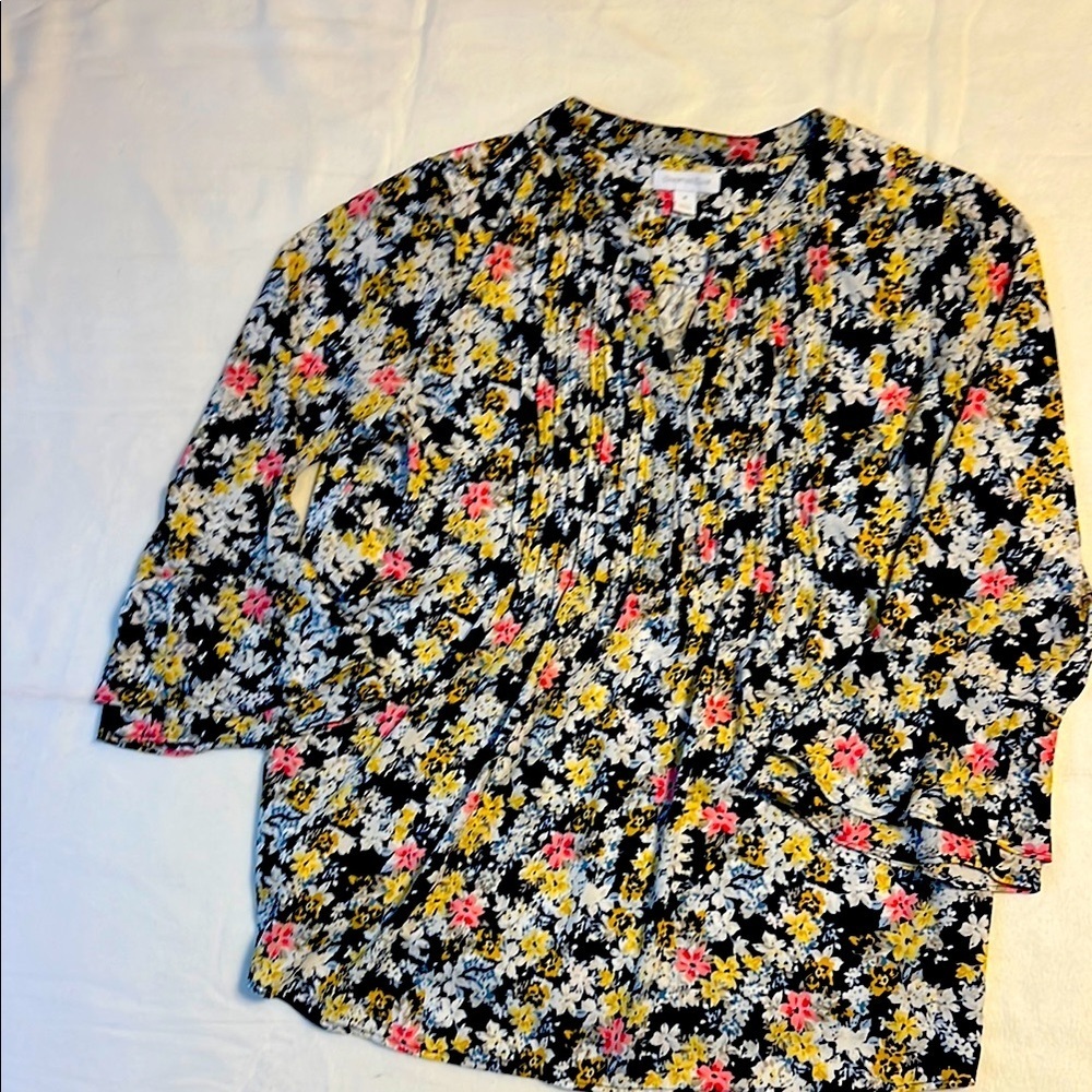 Charter club size medium, printed blouse
